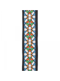 50E02 NYLON WOVEN GUITAR STRAP (STAINED GLASS), зображення 3 | JAM 50E02 NYLON WOVEN GUITAR STRAP (STAINED GLASS), зображення 3