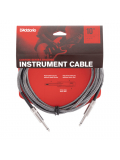 PW-BG-10BG Custom Series Braided Instrument Cable - Grey (3m), зображення 2