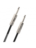 PW-BG-10BG Custom Series Braided Instrument Cable - Grey (3m), зображення 1
