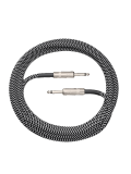 PW-BG-10BG Custom Series Braided Instrument Cable - Grey (3m), зображення 3