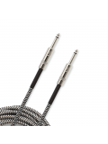PW-BG-10BG Custom Series Braided Instrument Cable - Grey (3m), зображення 5