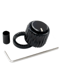 PW-LNL-01B LOKNOB LARGE BLACK, PLASTIC KNOB, зображення 1