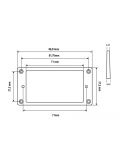 DiMarzio DM1300W Mounting Ring - Neck Position (White), зображення 2