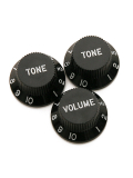 DM2111 B STRAT KNOBS SET (BLACK), зображення 1