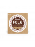 EJ32 FOLK NYLON Ball End Silver Wound / Black Treble, зображення 4