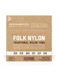 EJ32 FOLK NYLON Ball End Silver Wound / Black Treble, зображення 2