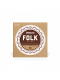 EJ32C FOLK NYLON Ball End Silver Wound / Clear Treble, зображення 1