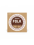 EJ33 FOLK NYLON 80/20 Bronze Ball End Clear Treble, зображення 1