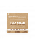 EJ33 FOLK NYLON 80/20 Bronze Ball End Clear Treble, зображення 3