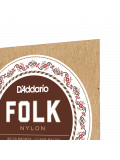 EJ33 FOLK NYLON 80/20 Bronze Ball End Clear Treble, зображення 4