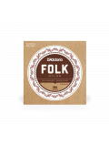 EJ34 FOLK NYLON 80/20 Bronze Ball End Black Treble, зображення 1