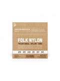 EJ34 FOLK NYLON 80/20 Bronze Ball End Black Treble, зображення 3