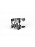 H-LIGATURE & CAP FOR ALTO SAXOPHONE Silver-Plated, зображення 3