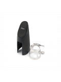 RICO LIGATURE & CAP FOR ALTO SAX Nickel-Plated, зображення 1