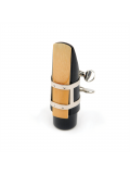 RICO LIGATURE & CAP FOR SOPRANO SAX Nickel-Plated, зображення 4