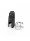 RICO LIGATURE & CAP FOR SOPRANO SAX Nickel-Plated, зображення 1