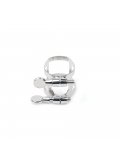 RICO LIGATURE & CAP FOR TENOR SAX, HARD RUBBER-STYLE Nickel-Plated, зображення 3
