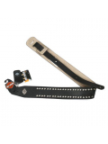 HD-S014 HARLEY-DAVIDSON 2.5" BLACK LEATHER BULLET STUDS, зображення 1