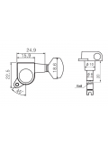 J-07 3+3 Lock BK, зображення 3