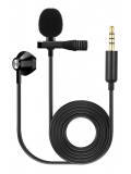 KM-03 LAVALIER MICROPHONE W/ EARPHONE, зображення 1