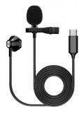 KM-05 LAVALIER MICROPHONE W/ EARPHONE (USB Type C), зображення 1 | JAM KM-05 LAVALIER MICROPHONE W/ EARPHONE (USB Type C), зображення 1