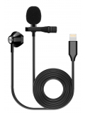 KM-06 LAVALIER MICROPHONE W/ EARPHONE (Lighting), зображення 1
