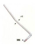 PA002 (Chrome) - Tremolo Arm M6, зображення 2