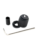 PW-LNS-01B Loknob Small Black, Plastic Knob, зображення 1