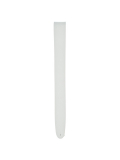 25BL02 BASIC LEATHER GUITAR STRAP (WHITE), зображення 2