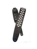 PW25LGS01 Metal Collection Leather Guitar Strap, Diamond Stud, зображення 1 | JAM PW25LGS01 Metal Collection Leather Guitar Strap, Diamond Stud, зображення 1