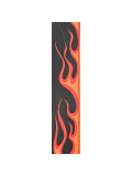 PW25LHR04 Hot Rod Collection Leather Guitar Strap, Flame, зображення 2