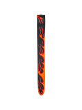 PW25LHR04 Hot Rod Collection Leather Guitar Strap, Flame, зображення 3
