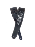 PW25LS-JS2 Joe Satriani Leather Guitar Strap, Grey Man, зображення 1 | JAM PW25LS-JS2 Joe Satriani Leather Guitar Strap, Grey Man, зображення 1