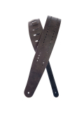 PW25PRF01 Vented Leather Guitar Strap, Black Rows, зображення 1 | JAM PW25PRF01 Vented Leather Guitar Strap, Black Rows, зображення 1