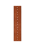PW25PRF05 Vented Leather Guitar Strap, Honey Suede Apache, зображення 2