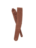 PW25PRF05 Vented Leather Guitar Strap, Honey Suede Apache, зображення 1