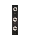 DELUXE LEATHER GUITAR STRAP (CONCHOS, BLACK), зображення 2