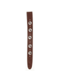 DELUXE LEATHER GUITAR STRAP (CONCHOS, BROWN), зображення 3