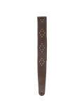 PW25VNRD01DX Blasted Leather Guitar Strap, Brown with Brass Rivets, зображення 3 | JAM PW25VNRD01DX Blasted Leather Guitar Strap, Brown with Brass Rivets, зображення 3