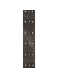 PW25VNRR00DX Blasted Leather Guitar Strap, Black with Brass Rivets, зображення 2 | JAM PW25VNRR00DX Blasted Leather Guitar Strap, Black with Brass Rivets, зображення 2