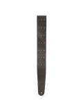 PW25VNRR00DX Blasted Leather Guitar Strap, Black with Brass Rivets, зображення 3 | JAM PW25VNRR00DX Blasted Leather Guitar Strap, Black with Brass Rivets, зображення 3