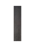 PW25WSTB00 Basket Weave Embossed Leather Guitar Strap, Black, зображення 2
