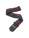 PW50W02 Woodstock Guitar Strap, Peace, Love, and Music, зображення 1
