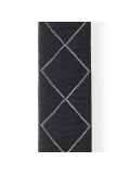 50BAL02 AUTO LOCK GUITAR STRAP (BLACK PADDED DIAMONDS), зображення 2