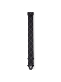 50BAL02 AUTO LOCK GUITAR STRAP (BLACK PADDED DIAMONDS), зображення 3