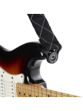 50BAL02 AUTO LOCK GUITAR STRAP (BLACK PADDED DIAMONDS), зображення 4