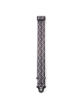 50BAL03 AUTO LOCK GUITAR STRAP (BLACK PADDED GEOMETRIC), зображення 2
