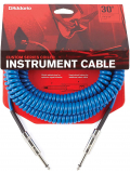 PW-CDG-30BU Coiled Instrument Cable - Blue (9m), зображення 1