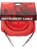 PW-CDG-30RD Coiled Instrument Cable - Red (9m), зображення 1