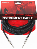 PW-CDG-30BK Coiled Instrument Cable - Black (9m), зображення 1